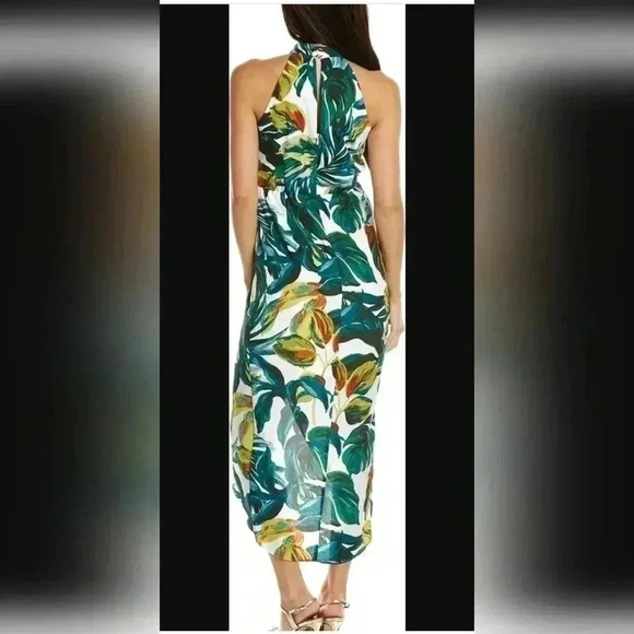 Julia Jordan Floral Halter Neck Tulip Hem Dress - Picture 2 of 6